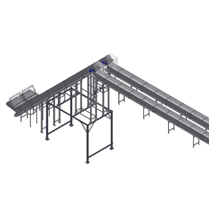 Mass Conveyors Its robust design guarantees efficient transport and easy cleaning